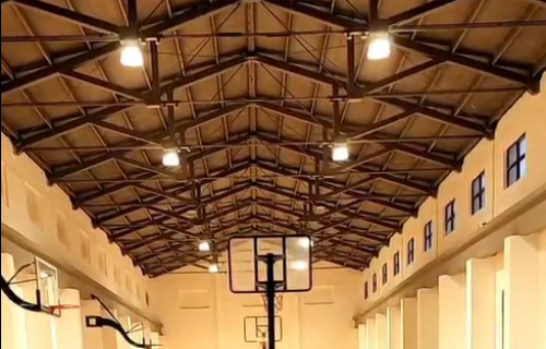 铜川王益区篮球训练营照明